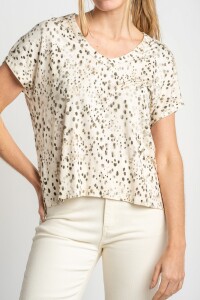 Remera Estampa Nácar