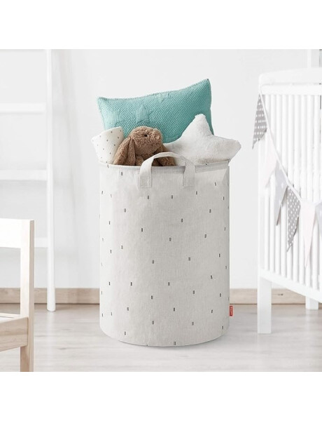 CESTO P/ROPA TELA CANVAS D40x55CM 70L BLANCO CESTO P/ROPA TELA CANVAS D40x55CM 70L BLANCO