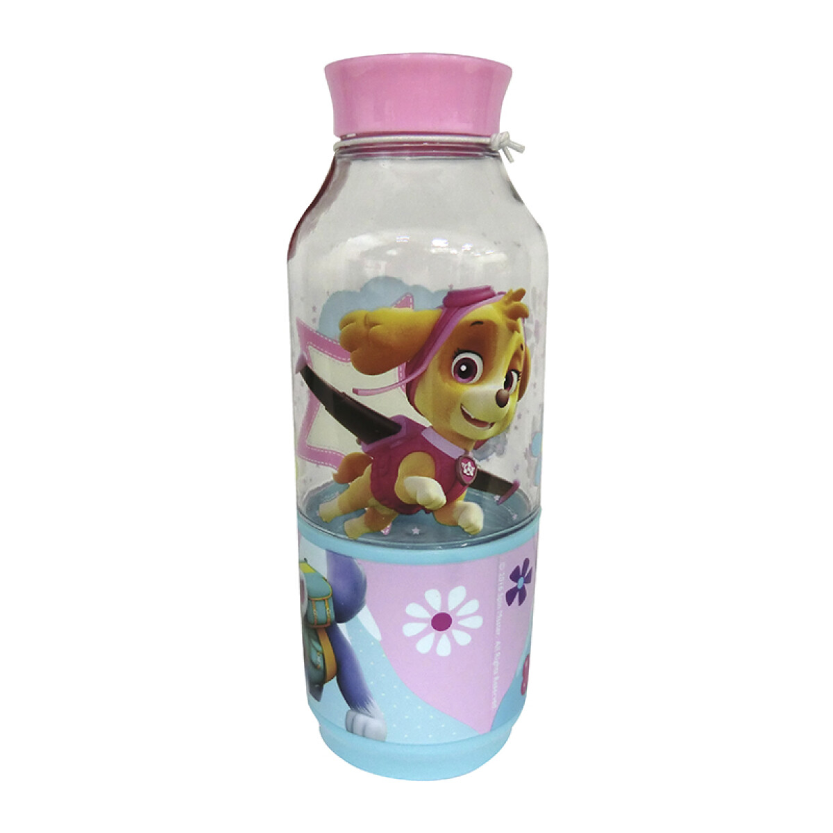 Botella Plástica 2 en 1 para Snack Paw Patrol 300 ml - SKYE 