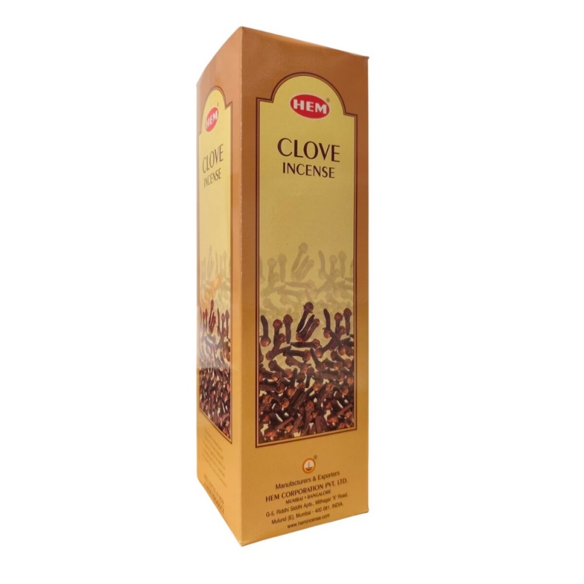 INCIENSO HEM CAJA CARBÓN X25 - Clavo 