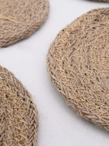 POSAVASOS SET x 4 NATURAL