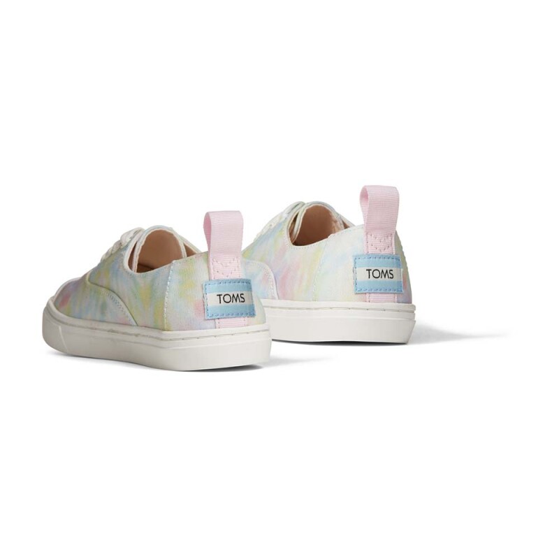 Youth Cordones Cupsole Tie Dye Canvas - Niños White
