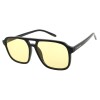 Lentes de Sol Chilli Beans Berna Unisex Negro - Amarillo
