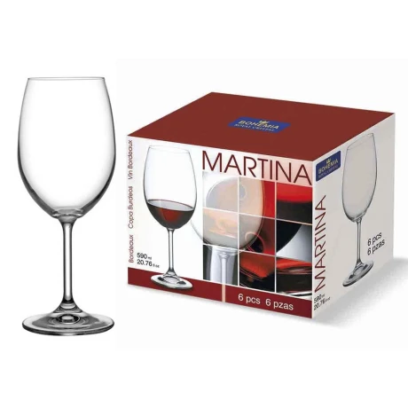 Set de 6 copas de vino 450ml Bohemia Set de 6 copas de vino 450ml Bohemia