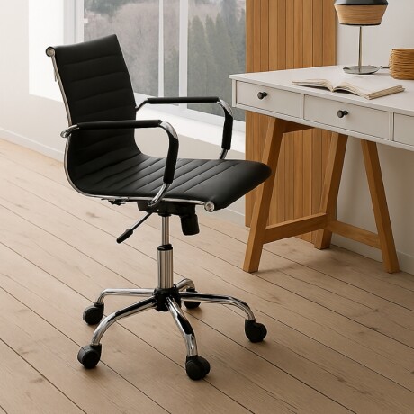 SILLA DE ESCRITORIO JULES REGULABLE - NEGRA Silla De Escritorio Jules Regulable - Negra
