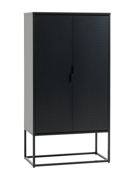 Armario VIRUM 2 puertas negro Armario VIRUM 2 puertas negro