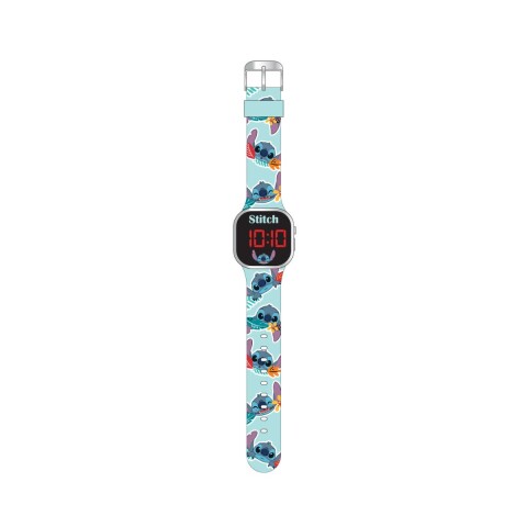 RELOJTOLK Reloj De Niño Digital Banda Led - Lilo & Stich Azul