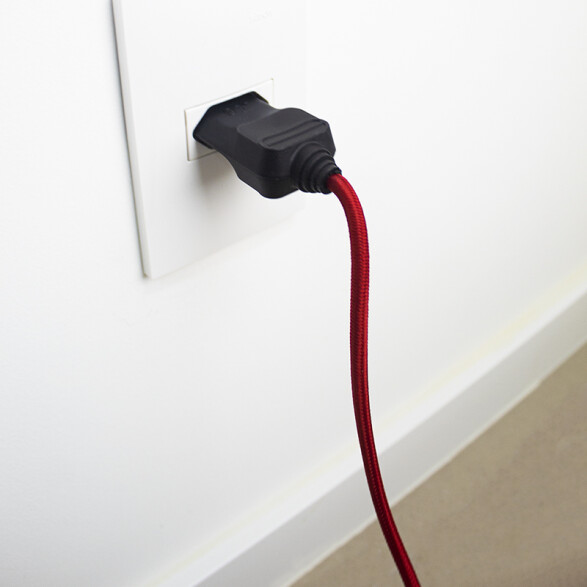 Portátil de pared acero negro 1xE27 luz indirecta BM1004