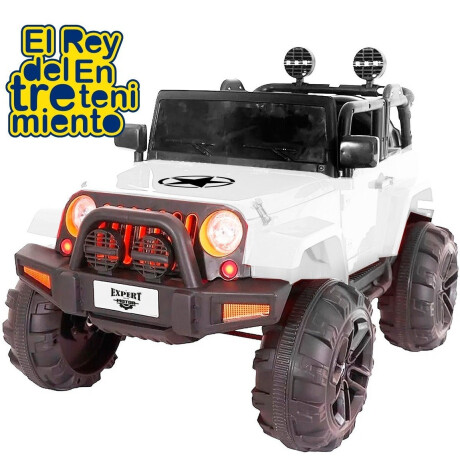 Auto Jeep Compact Batería C.remot Luz Música Español! Blanco