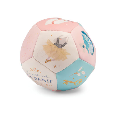 Pelota Suave para Bebé de 10 cm Colección La Petite école De Danse Moulin Roty Pelota Suave para Bebé de 10 cm Colección La Petite école De Danse Moulin Roty