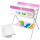 Bañito Bebé Plegable Con Cambiador Y Organizador Rosa