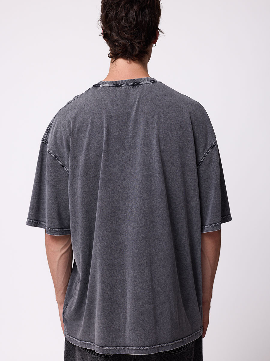 T-SHIRT RABLIM DIXIE Gris Oscuro