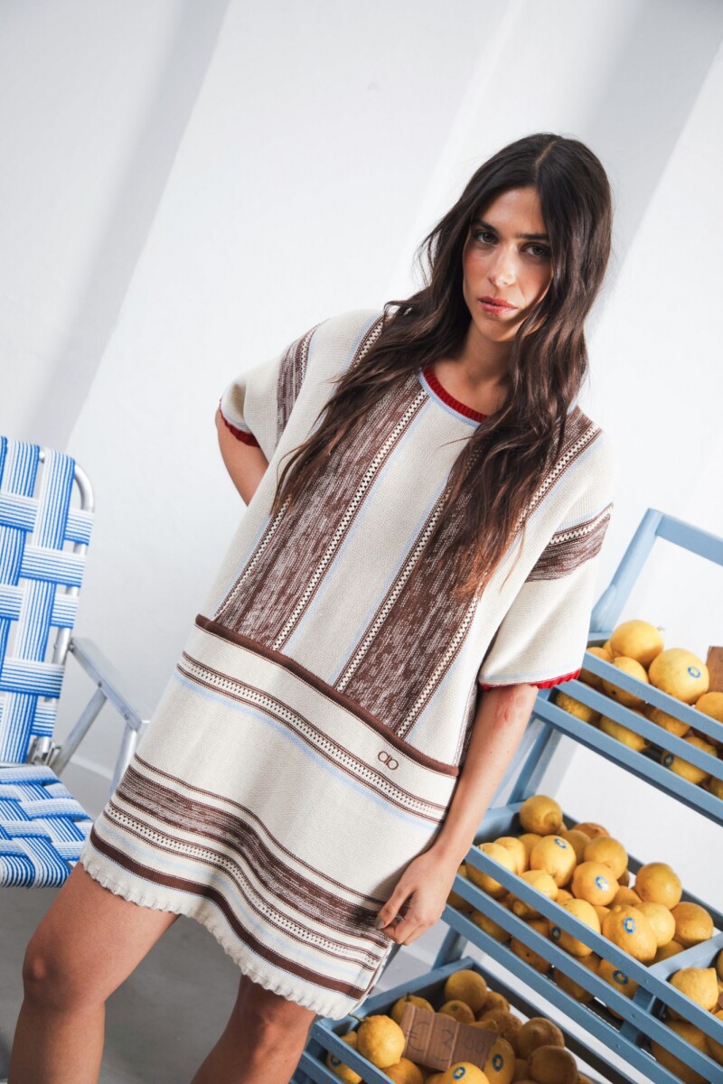 Vestido AMALFI - Crudo 