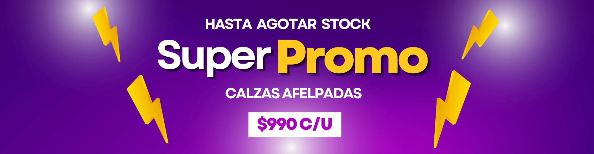 Super Promo - Calzas Afelpadas $990