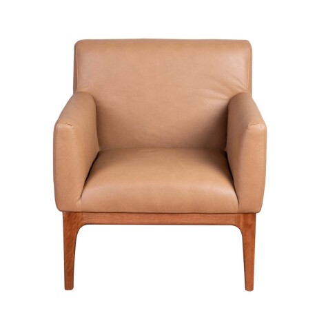 BUTACA CUERO-Y-MADERA MARRON TUCSON TOSTADO