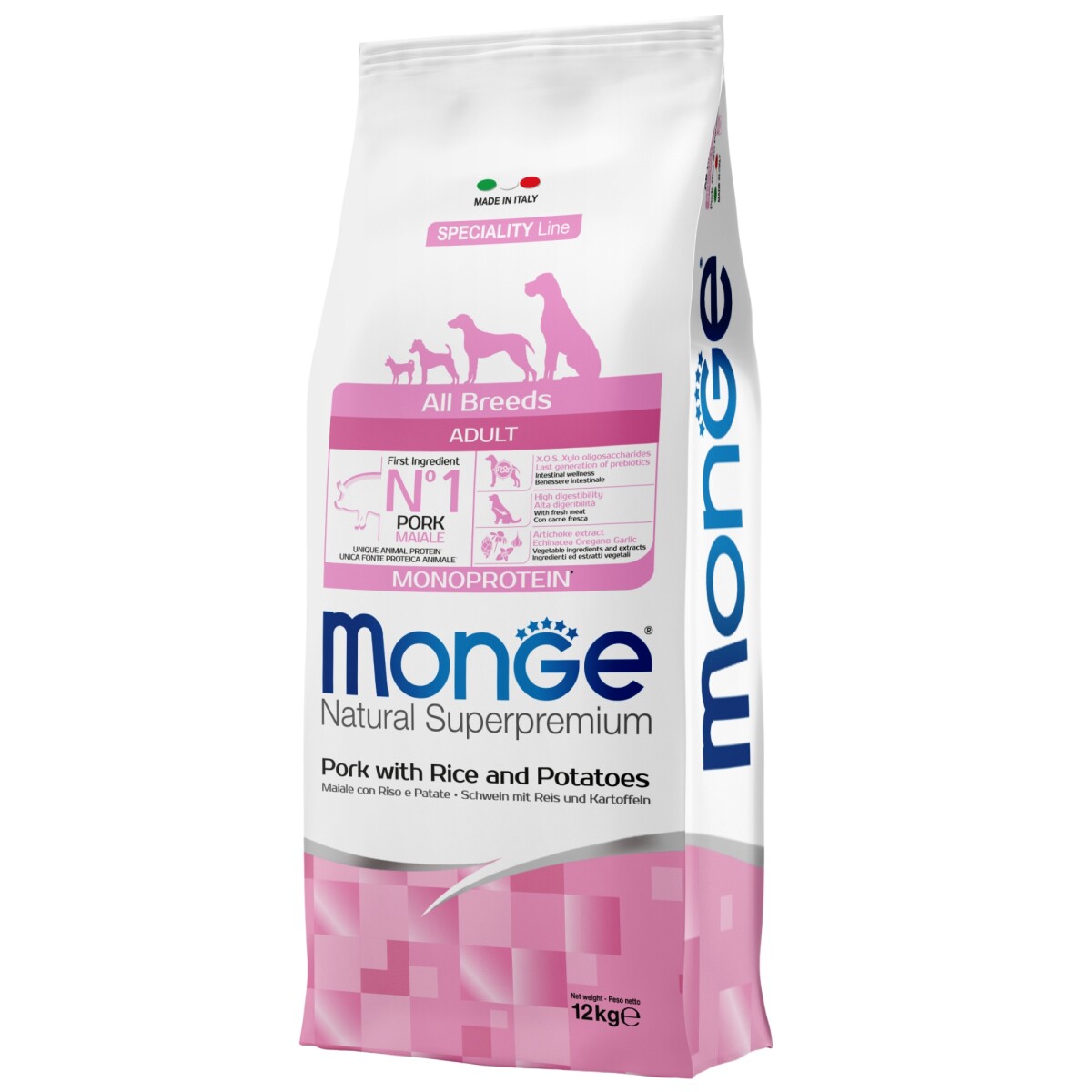 Monge Perro Adult Pork 12 Kg 