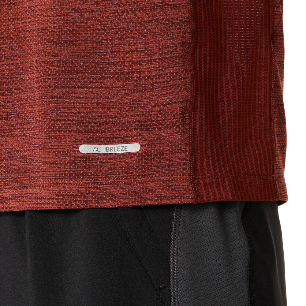 Polos Running Road SS Top Hombre Singed Red