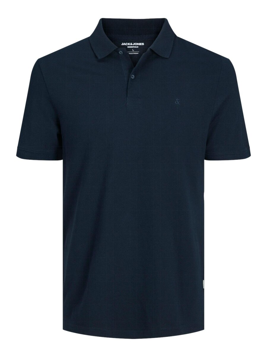 Camiseta Basic Polo Clasica - Navy Blazer 