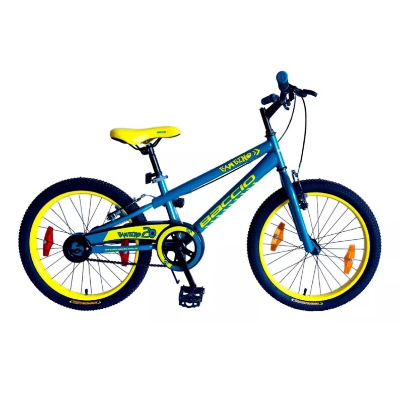 Bicicleta Baccio R.20 Niño Mtb Bambino (std) Turquesa/amarillo