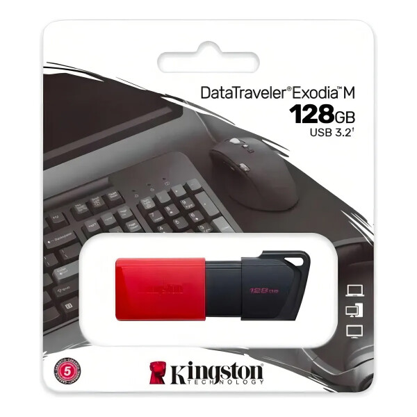 Kingston Data Traveler Exodia 128 Gb Usb 3.2 Flash Drive Dtx/128 Gb PENDRIVE KINGSTON 128GB