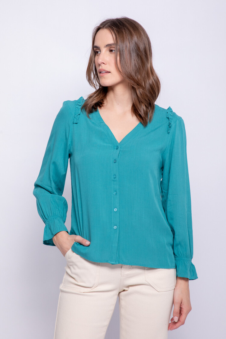 CAMISA BALMES Verde Grecia