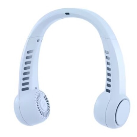 Ventilador de cuello celeste
