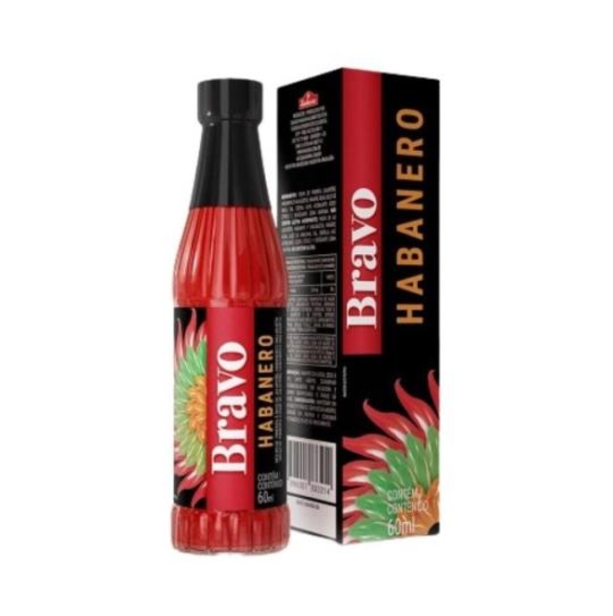 NAT-SALSA PICANTE BRAVO HABANERO 60ML 