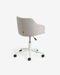 Silla de escritorio Einara gris claro