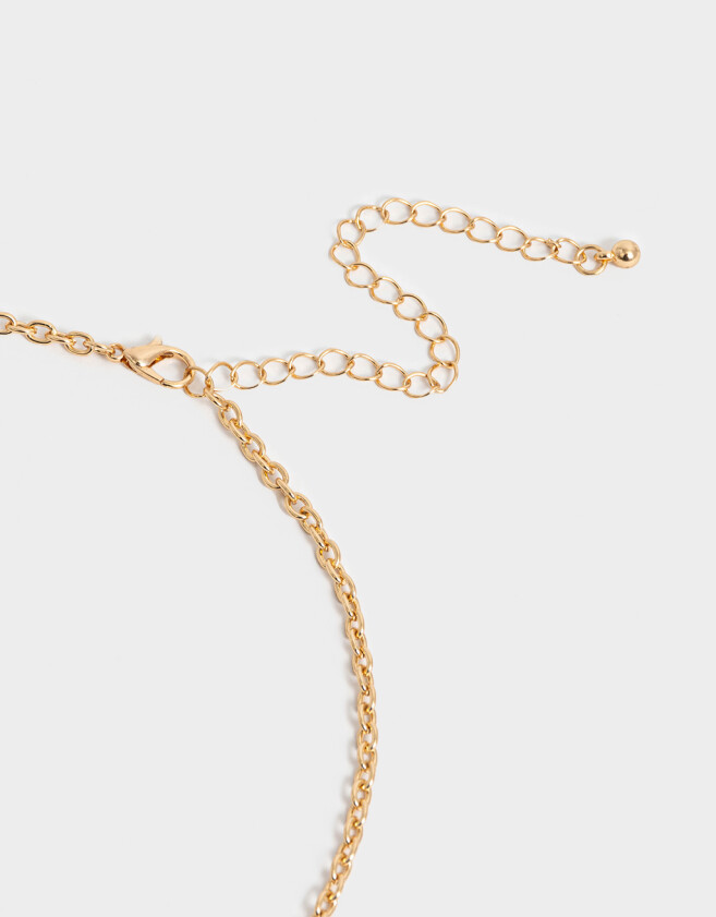 Collares Cortos Chunky Edition Collar Corto Chunky New Basics - Dorado