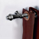 Barrote metal 2,00m 28mm + 2 soportes PLATEADO OSCURO PLATEADO OSCURO