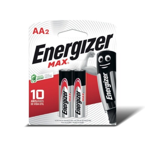 PILA ALCALINA ENERGIZER AA BLISTER X 2 UNIDADES PILA ALCALINA ENERGIZER AA BLISTER X 2 UNIDADES