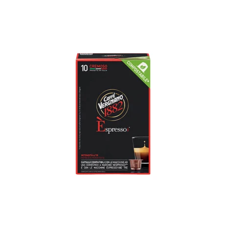Cápsulas Café Vergnano Cremoso 10U Compatible Nespresso 001