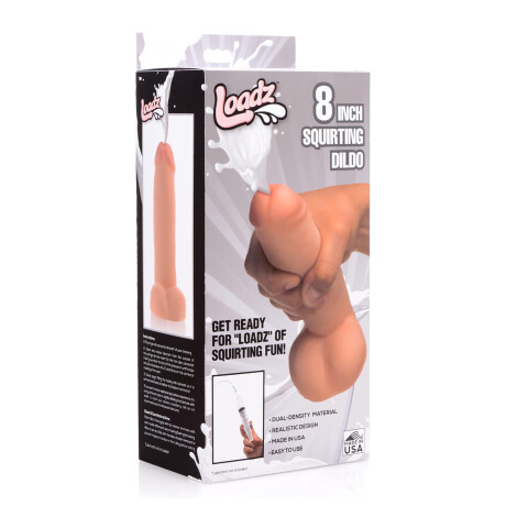 Consolador realista Loadz con Jeringa para Squirting Consolador realista Loadz con Jeringa para Squirting