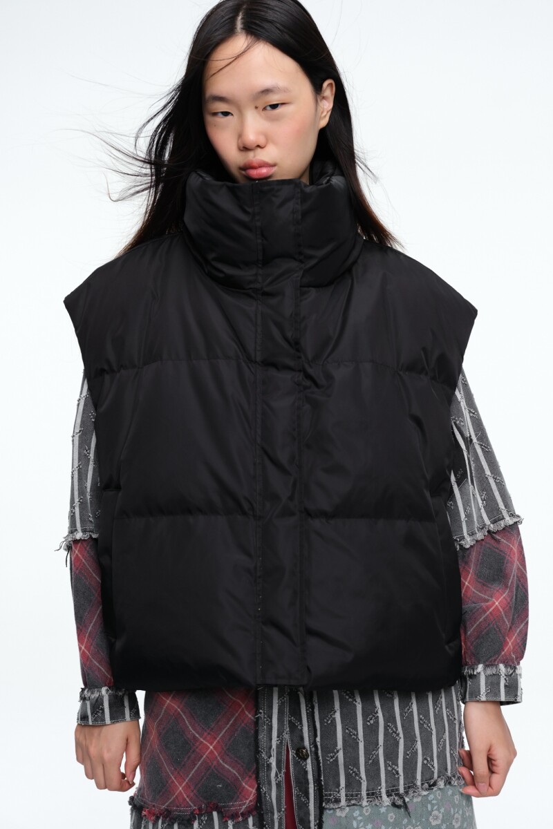 CHALECO PUFFER Negro