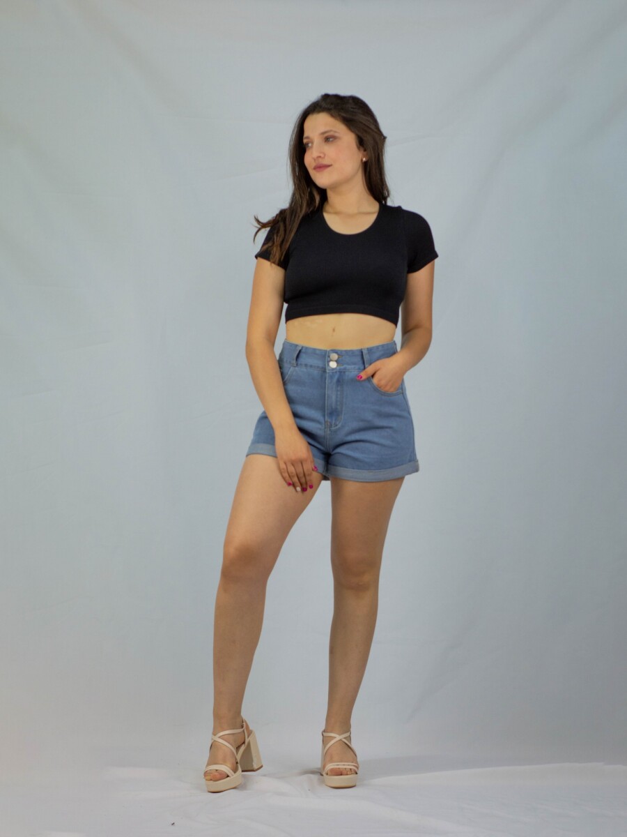Short Jean Montesuma Wanna - Light Blue 