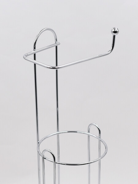 SOPORTE PARA PAPEL HIGIENICO PLATEADO