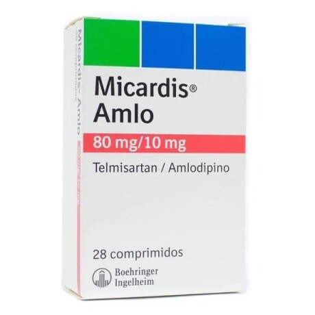 Micardis Amlo 80/10mg 28 Comprimidos Micardis Amlo 80/10mg 28 Comprimidos