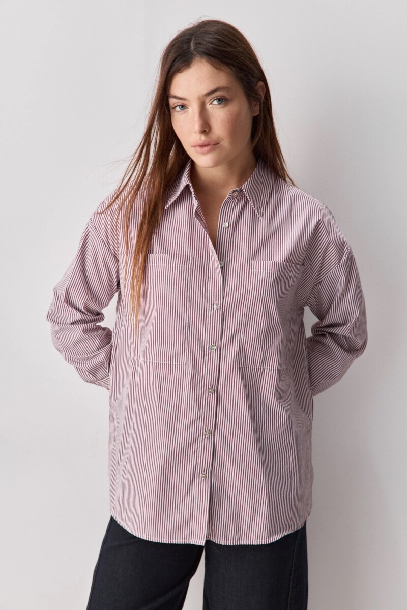 CAMISA ALLIE COLEMAN - BORDO 