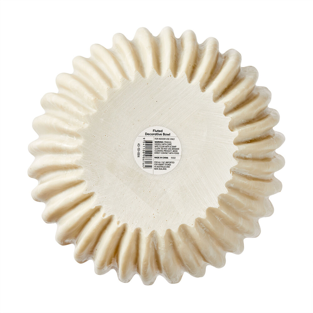 BOWL DECORATIVO NATURAL/BEIGE POLIRESINA 43151004