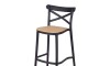 Taburete Plats - Simil Ratan Negro