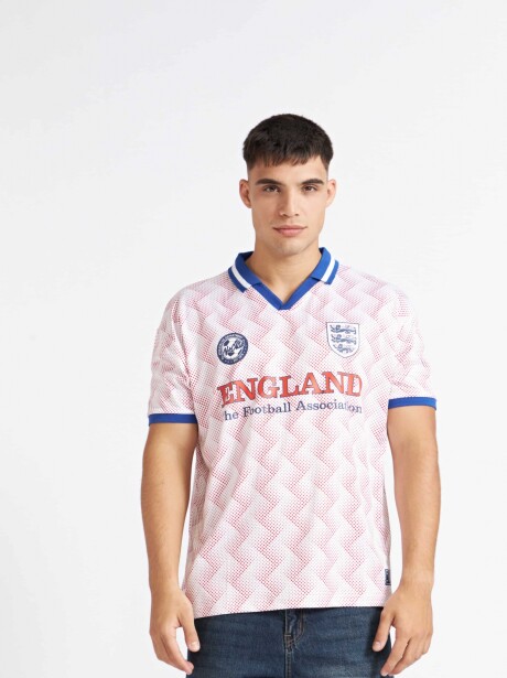 REMERA INGLATERRA BLANCO