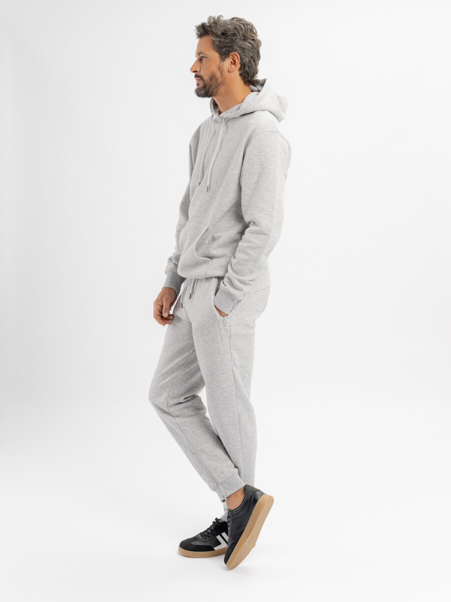 Pantalon felpa Gael - gris melange 