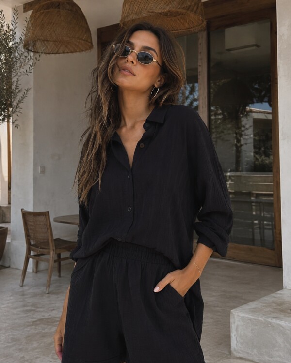 Conjunto Delfina negro