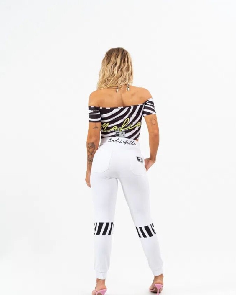 Pantalon Color Blanco Lbm U