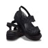Brooklyn Woven Upper Low Wedge W - Mujer Black/black