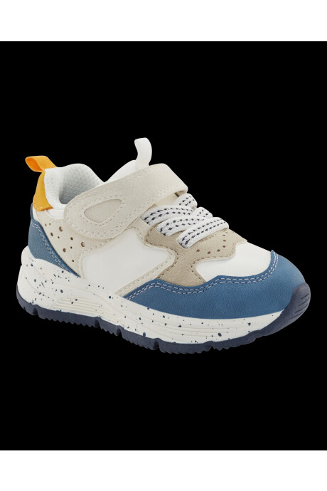 Championes casuales, diseño colorblock Sin color