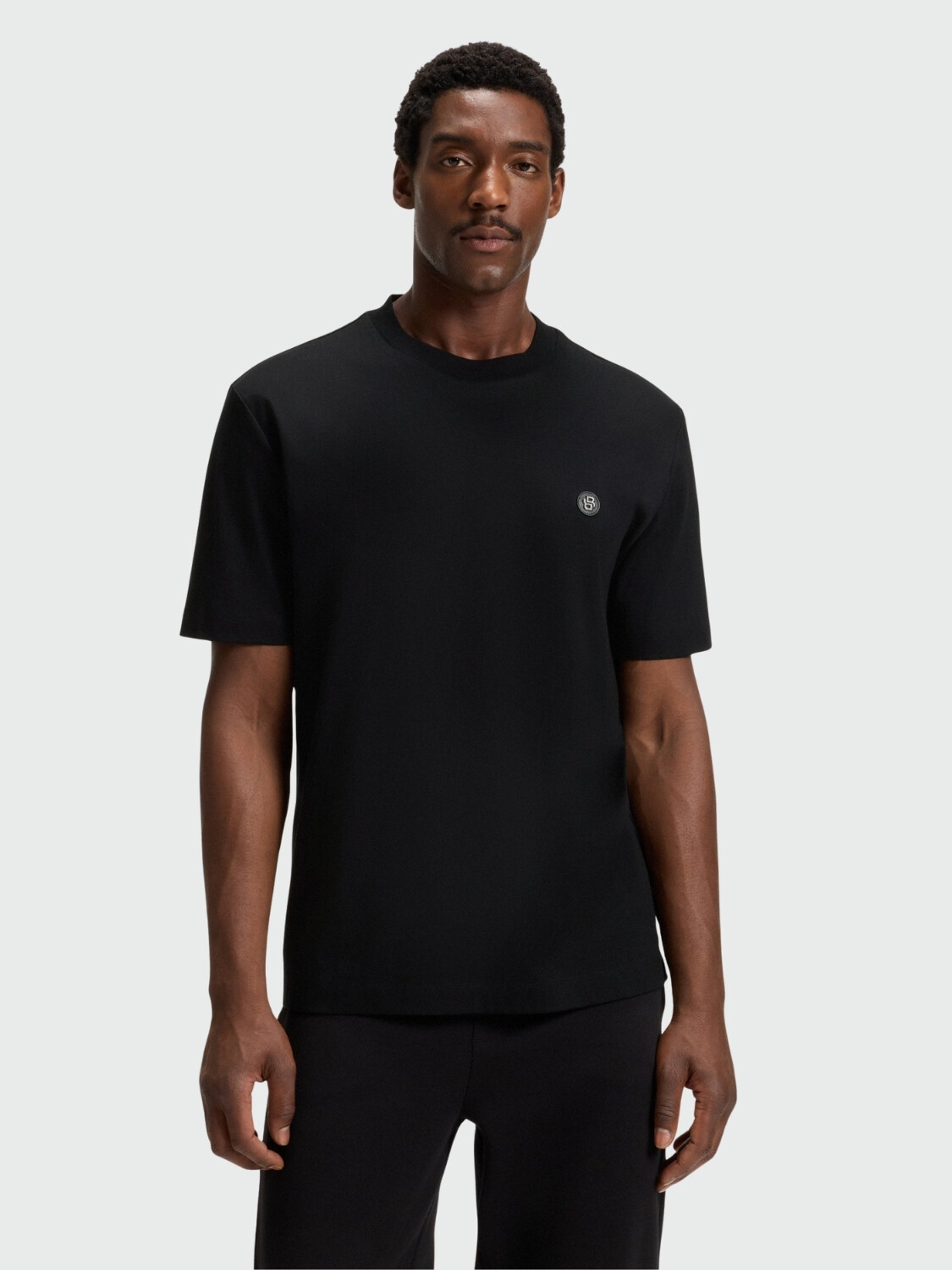 BOSS - Remera Double B Monogram Negro