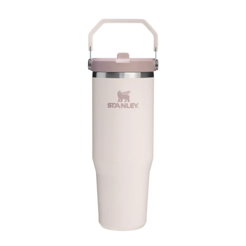 Botella Térmica Stanley Flip Straw 887ml Rose Quartz