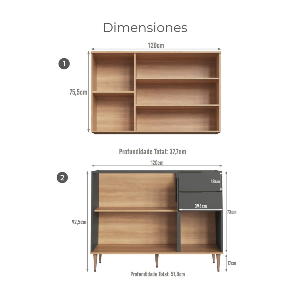 KIT COCINA AEREO 3 PUERTAS Y BAJO MESADA ALICE Kit Cocina Aereo 3 Puertas Y Bajo Mesada Alice