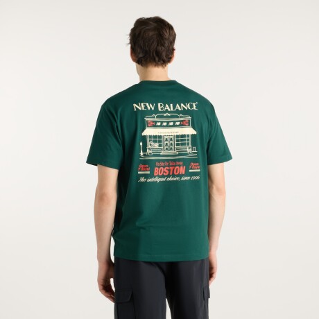 Remera New Balance de Hombre - Grab a Bite - MT62S7YPNOG GREEN